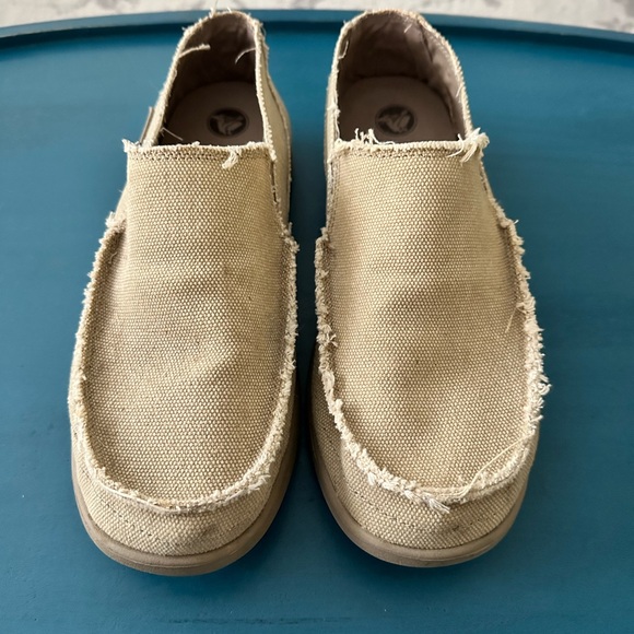 Men’s Crocs Canvas Slip-On Shoes - Picture 1 of 6